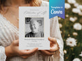 Classic Elegance Memorial Invitation | Canva Template (5x7 in)
