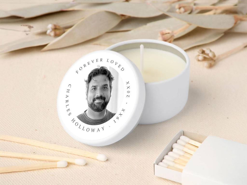 Modern Minimal Round Favor Stickers | Canva Template (2x2, 3x3, 4x4 in)