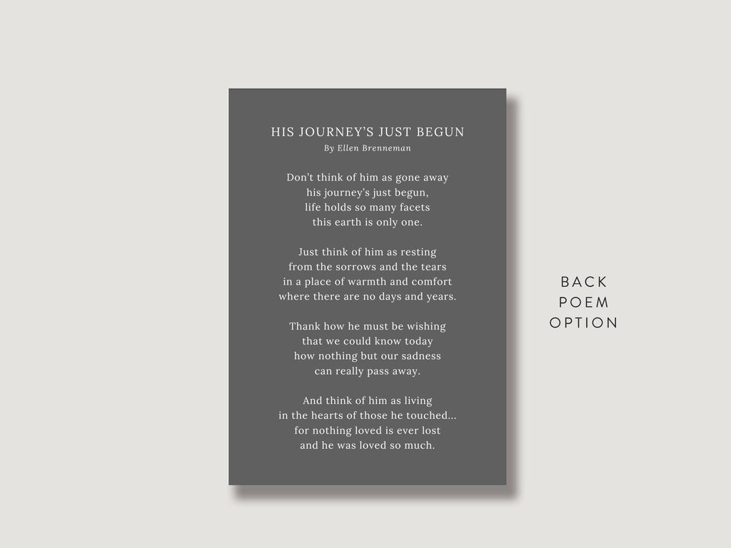Modern Minimal Prayer Card | Canva Template (3.5x5 in)