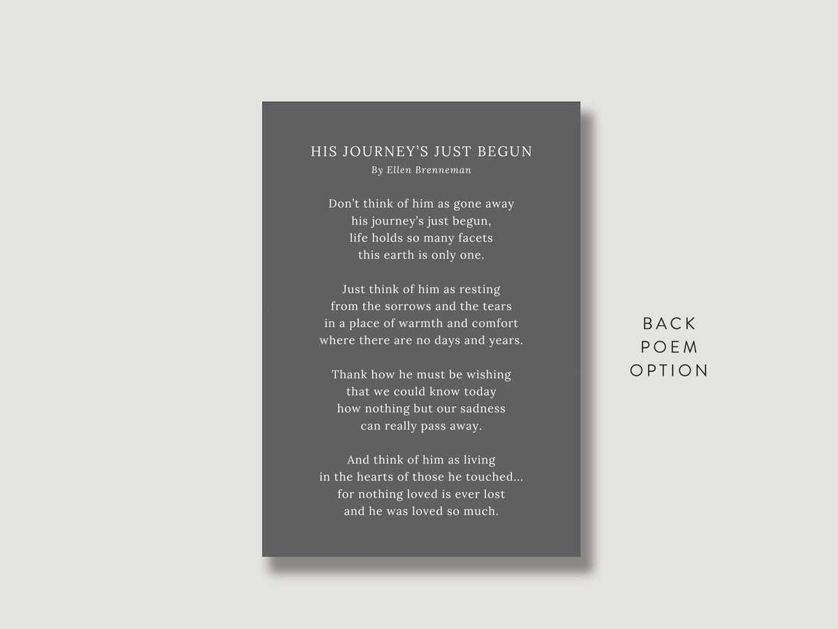 Modern Minimal Prayer Card | Canva Template (3.5x5 in)