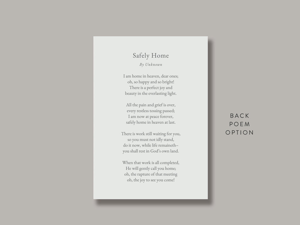 Floral Rose Prayer Card | Canva Template (3.5x5 in)