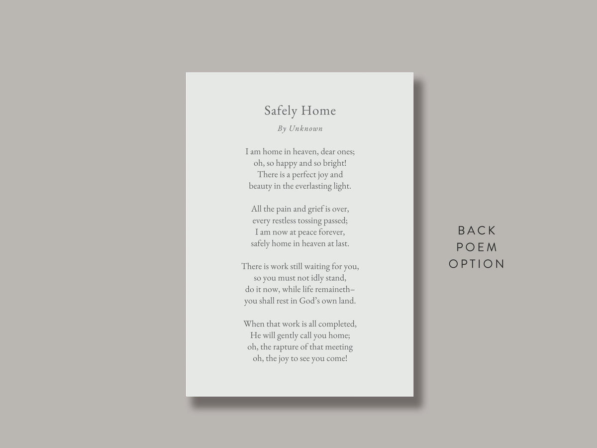 Floral Rose Prayer Card | Canva Template (3.5x5 in)