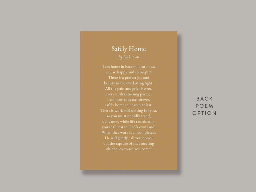 Flower Garden Prayer Card | Canva Template (3.5x5 in)