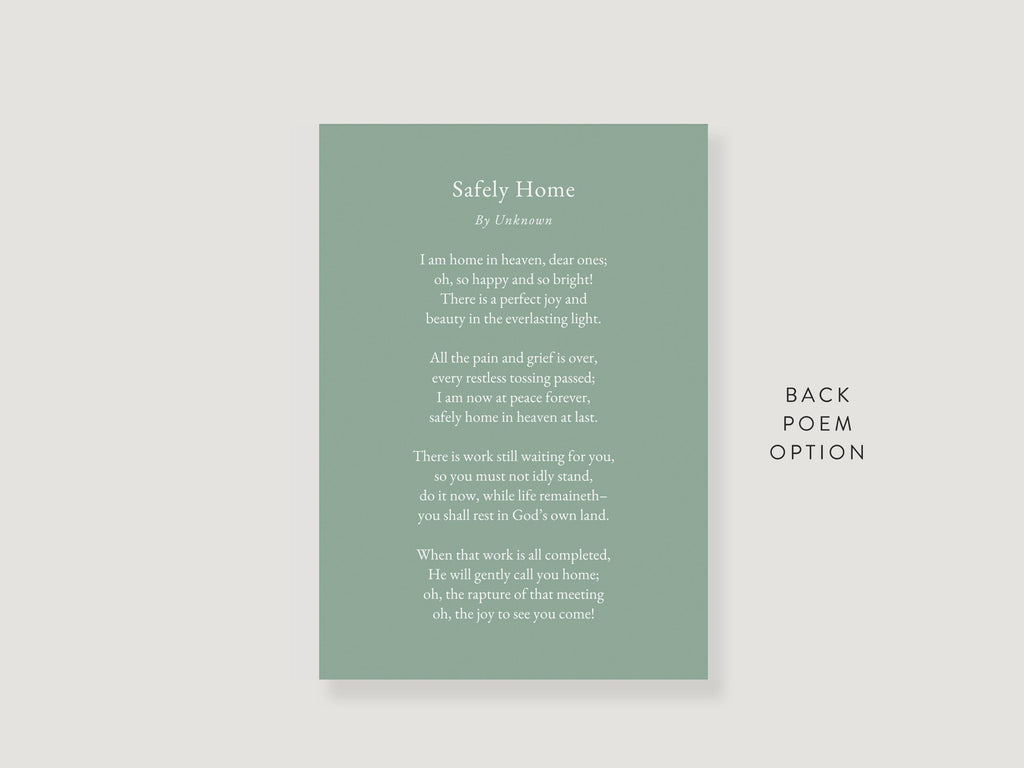 Greenery Cross Prayer Card | Canva Template, (3.5x5 in)