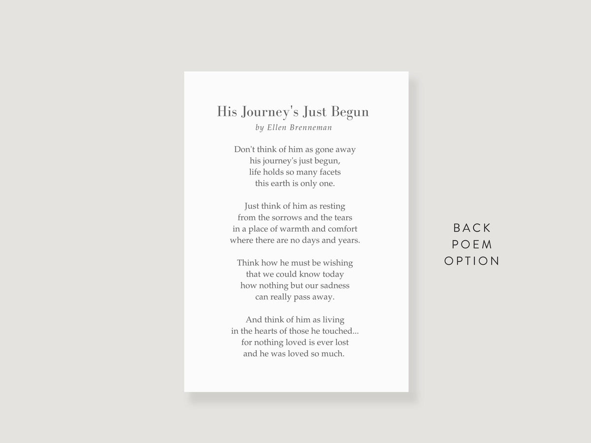 Classic Elegance Prayer Card | Canva Template (3.5x5 in)