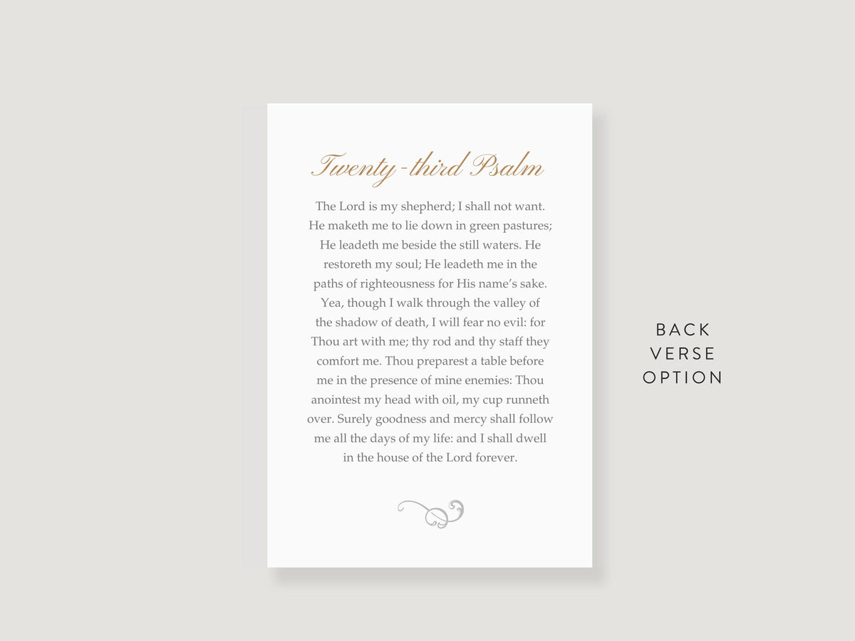Ornate Frame Prayer Card | Canva Template (3.5x5 in)