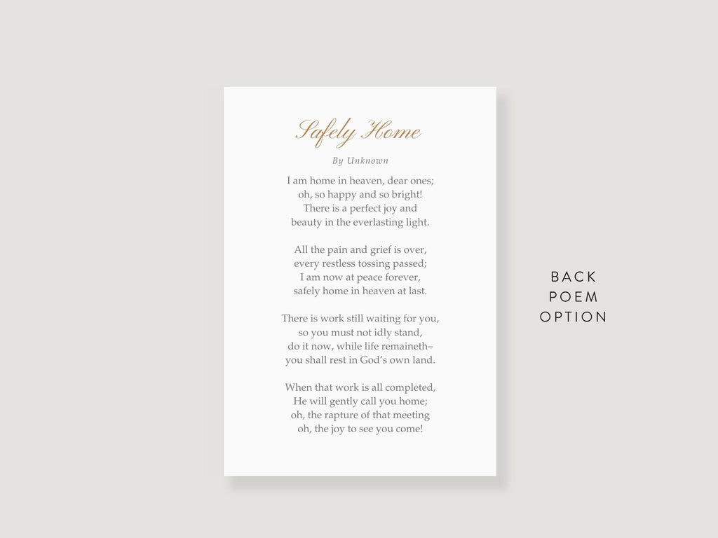 Ornate Frame Prayer Card | Canva Template (3.5x5 in)