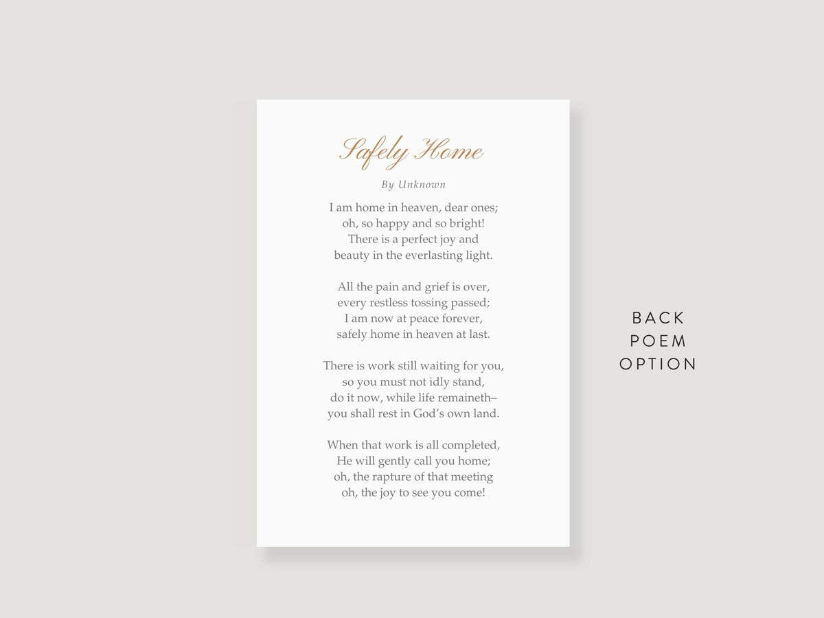 Ornate Frame Prayer Card | Canva Template (3.5x5 in)