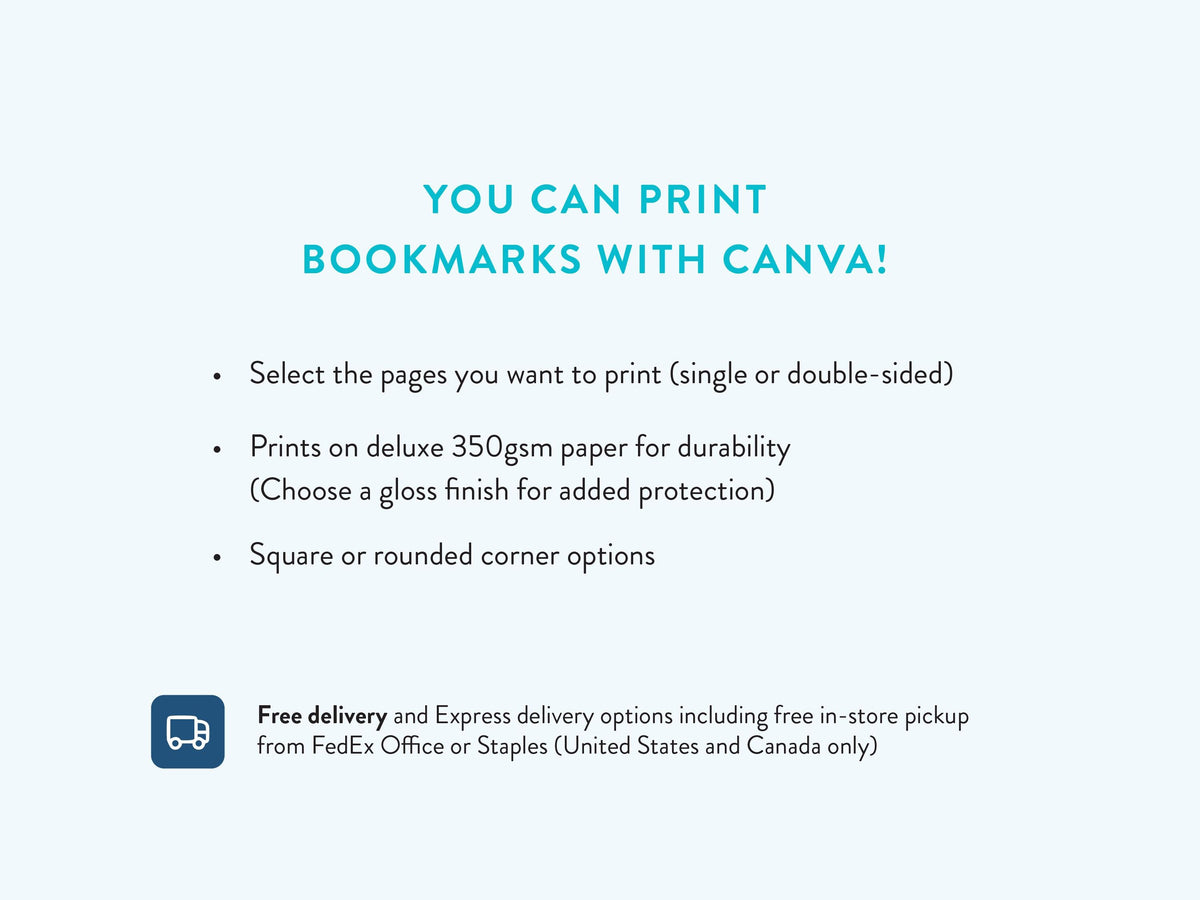 Classic Elegance Funeral Bookmark | Canva Template (2x6 in)
