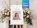 Ornate Frame Large Memorial Welcome Sign | Canva Template (4 Sizes)