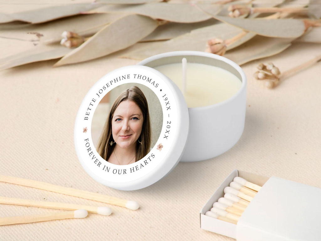 Flower Garden Round Favor Stickers | Canva Template (2x2, 3x3, 4x4 in)