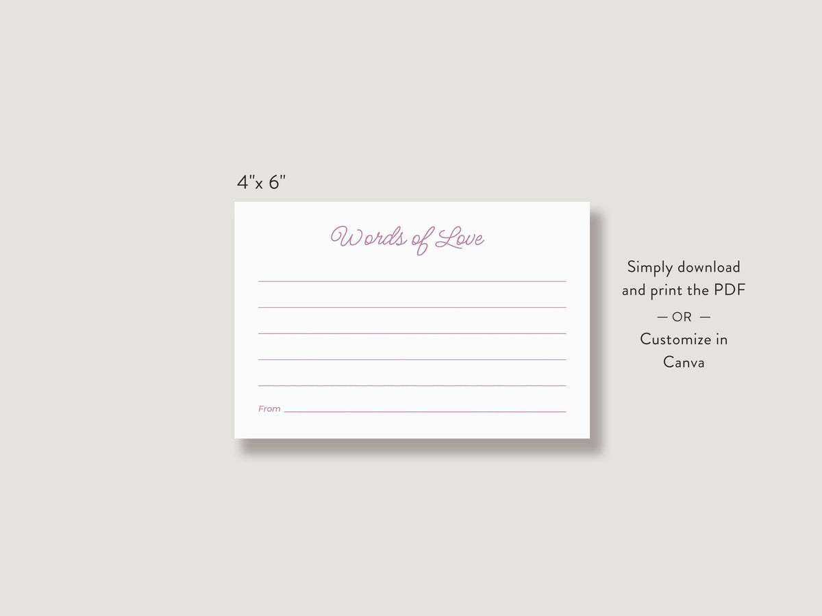 Pink Wildflower Share a Memory Sign and Card Set | Canva Template (8x10 in, 6x4 in)
