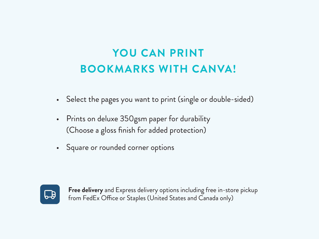 Ornate Frame Funeral Bookmark | Canva Template (2x6 in)
